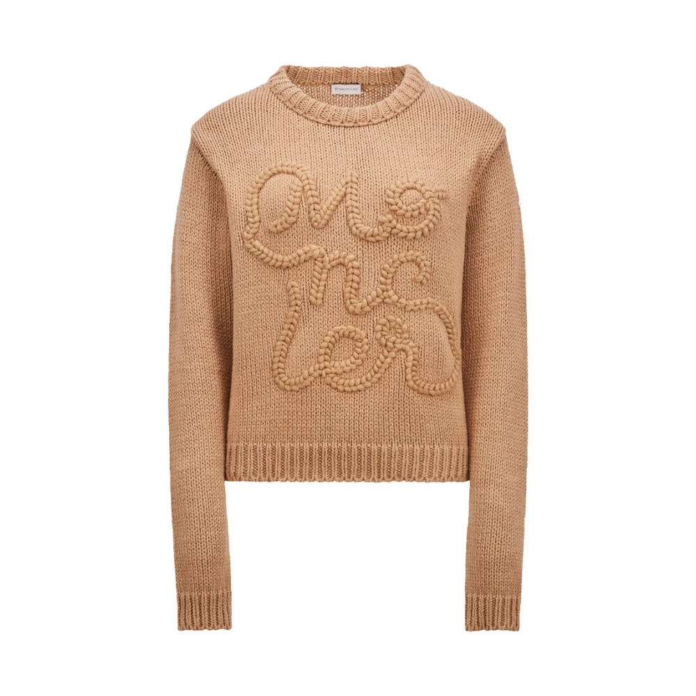 Knitwear > Round-neck Knitwear - - Moncler - Modalova
