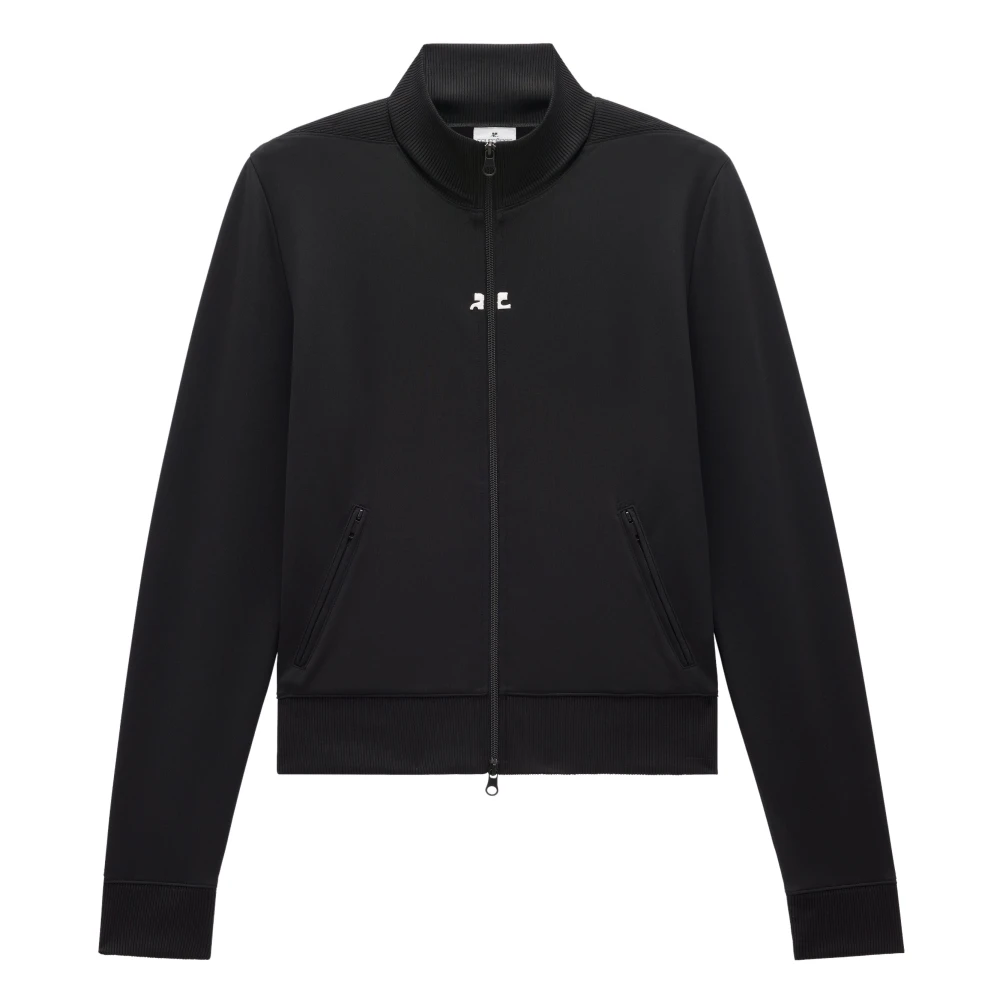 Courrèges Trainingsjack met rits Black Heren