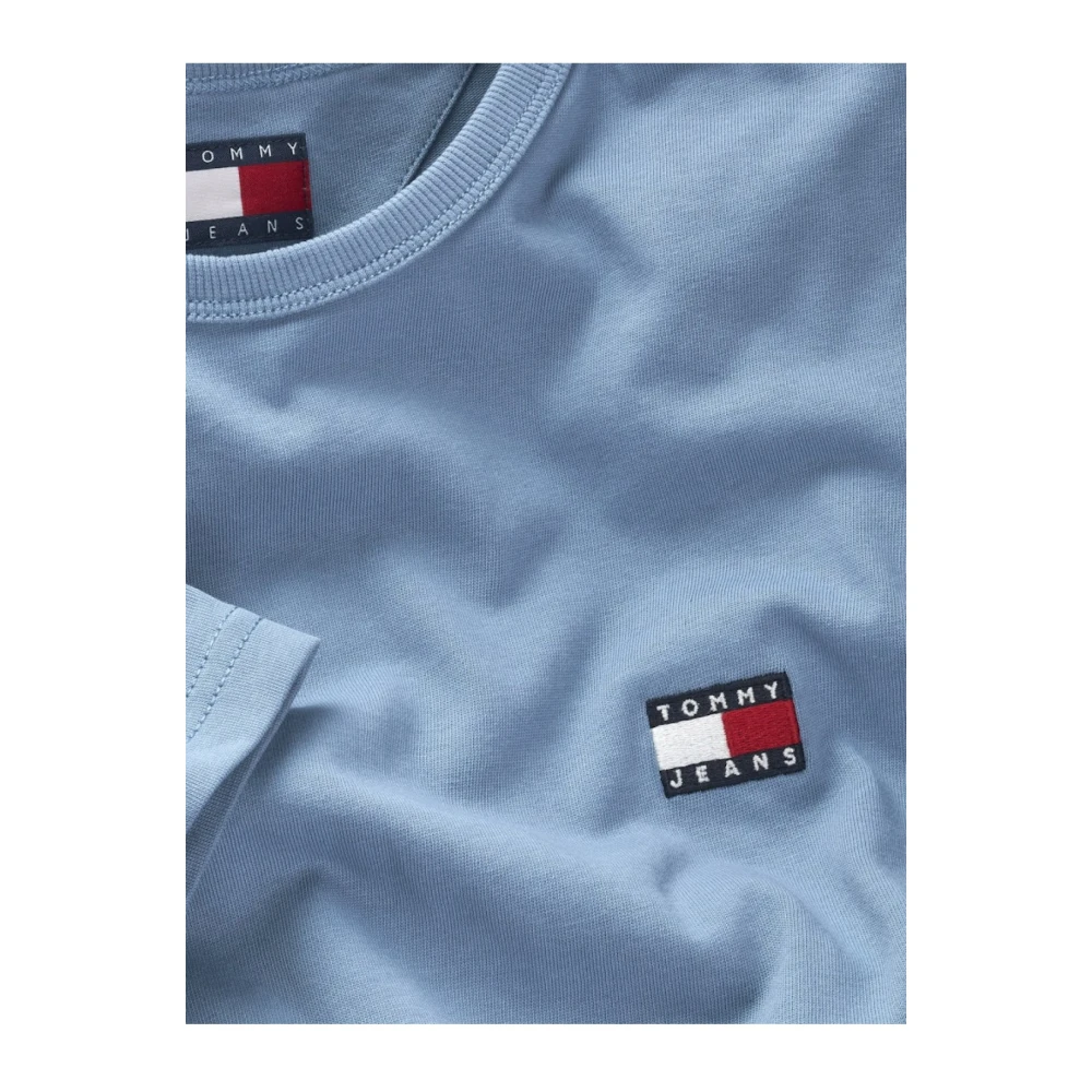 Tommy Jeans Blauw Regular Fit Katoenen T-shirt Blue Heren