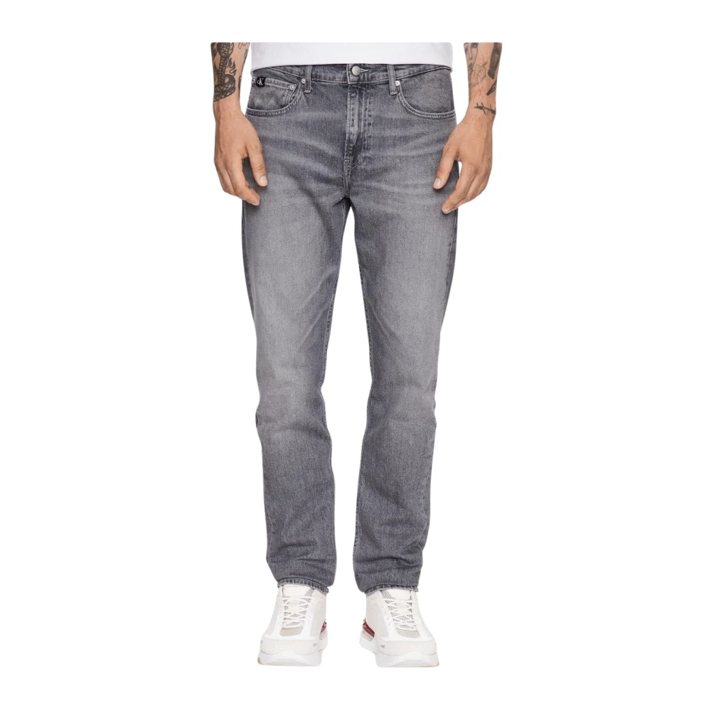 Calvin Klein Grijze Tapered Jeans Gray Heren