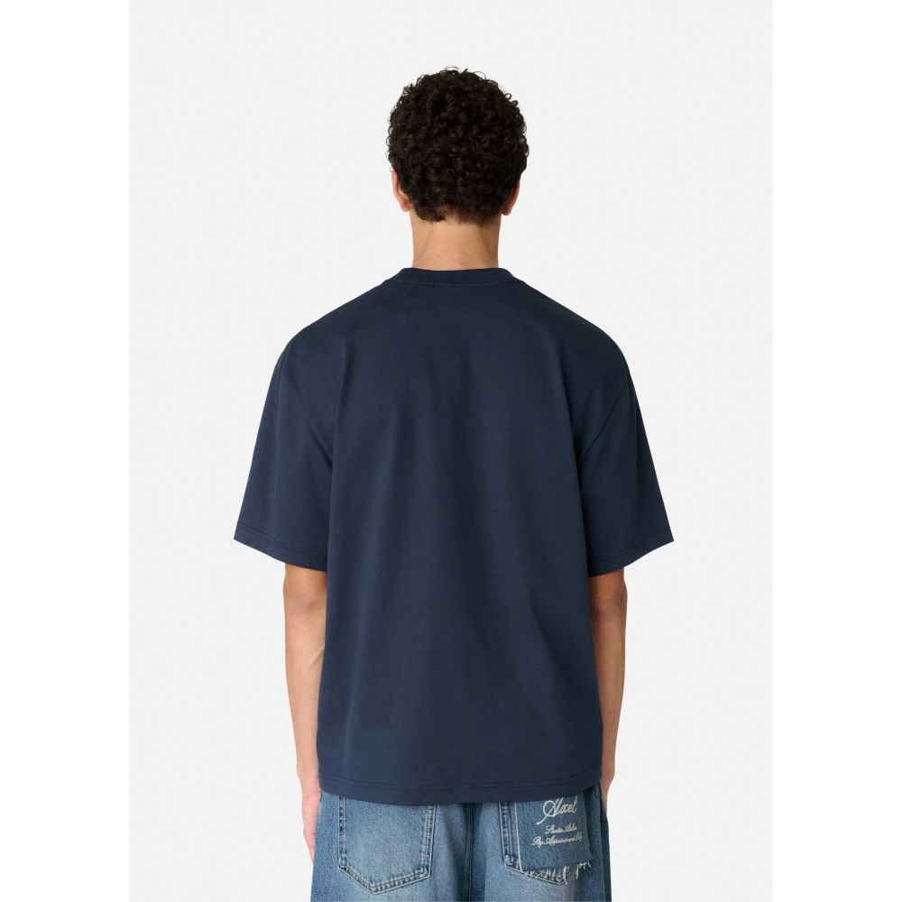 Axel Arigato Good Things T-Shirt Blue Heren