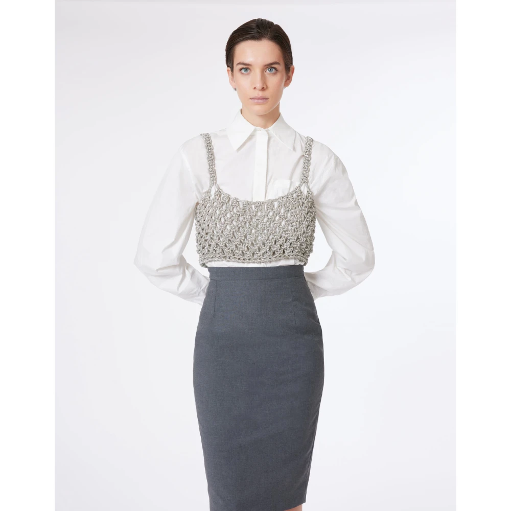 MVP wardrobe Kristallen Diamant Top Gray Dames