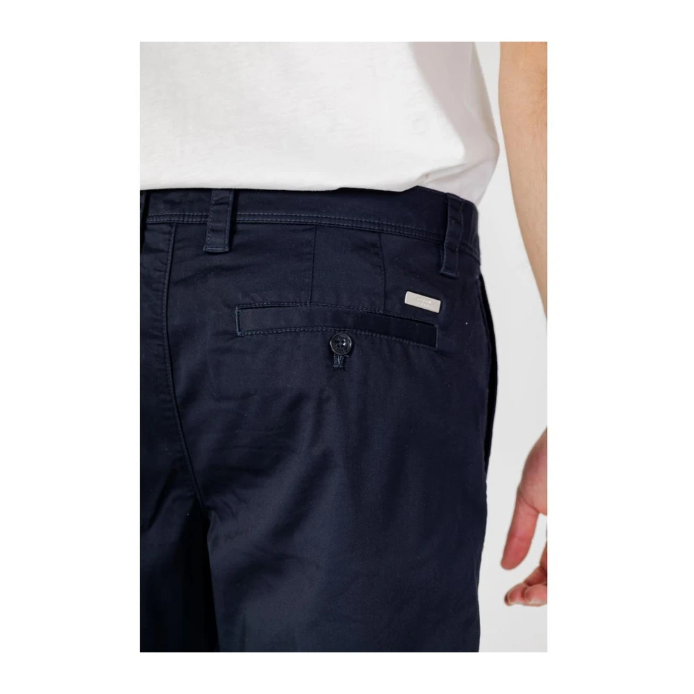 Armani Exchange Bermuda-shorts van katoenmix Blue Heren
