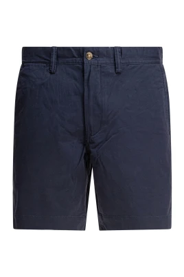 Blå Chino Shorts Straight Fit