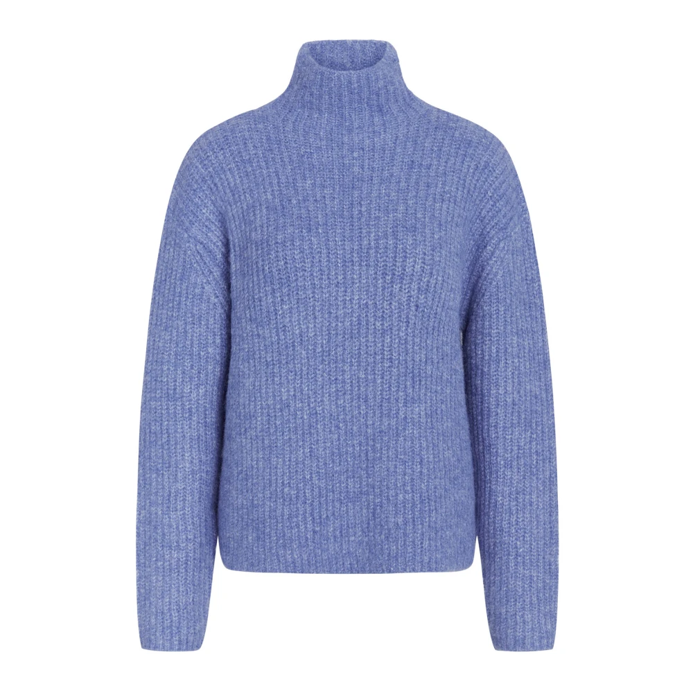 Bruuns Bazaar Sky Gebreide Trui Buckeyebbrika Stijl Blue Dames