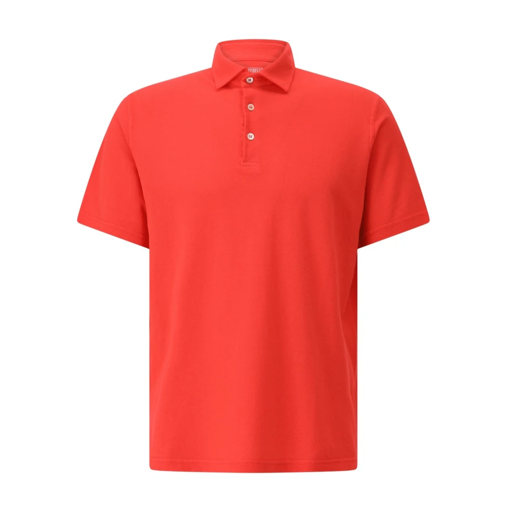 Fedeli - Tops > Polo Shirts - Red - Fedeli - Modalova