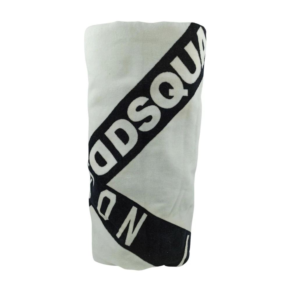 Dsquared2 Luxe Strandhanddoek White Unisex