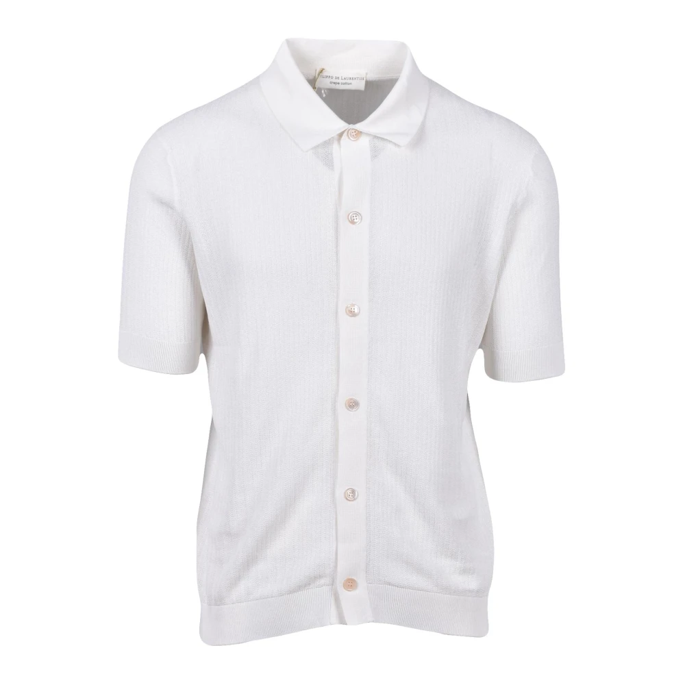 Filippo De Laurentiis Katoenen Vest White Heren