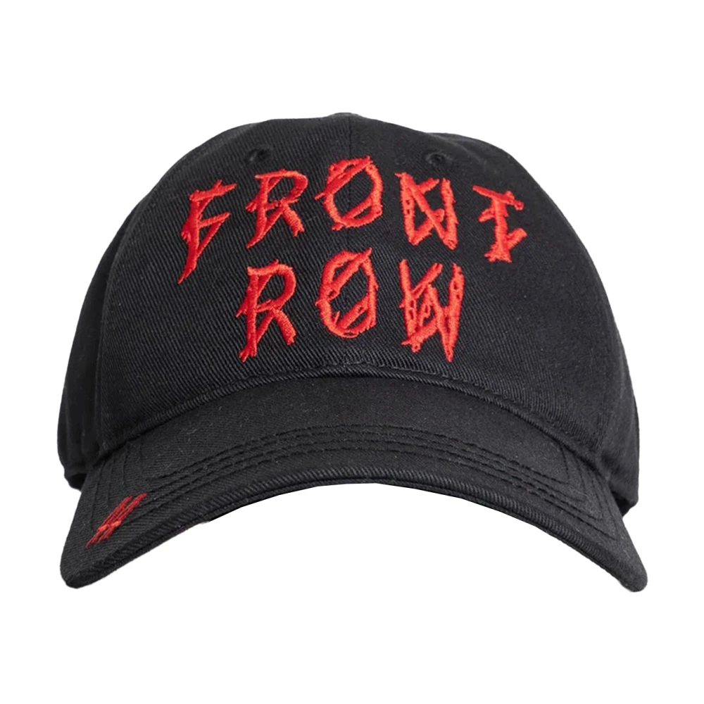 44 Label Group Men's Black Hats & Caps, One Size, Raw Logo Cap