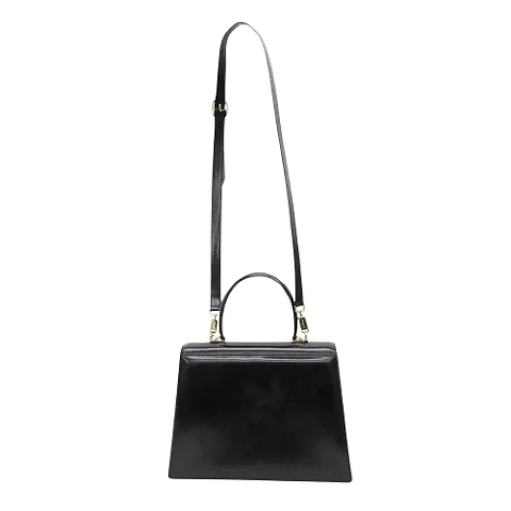 Salvatore Ferragamo Pre-owned Leather handbags Black Dames
