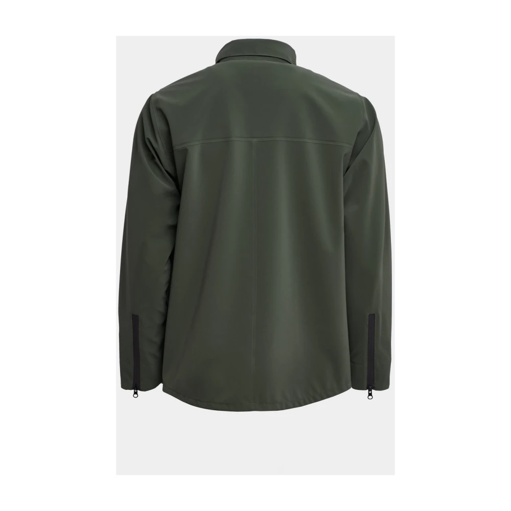 Stutterheim Waterdicht Mat Overshirt Green Heren