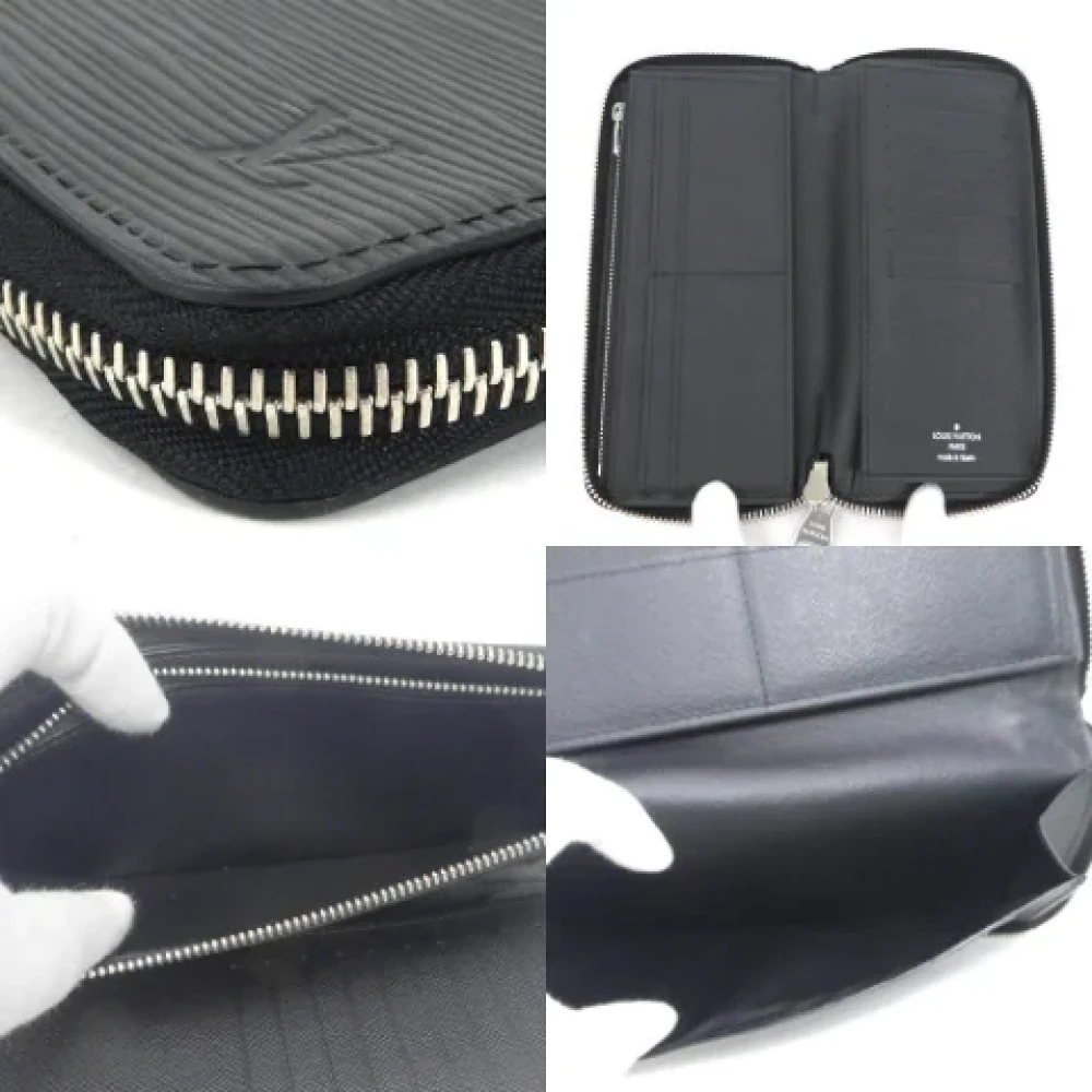 Louis Vuitton Vintage Pre-owned Leather wallets Black Heren