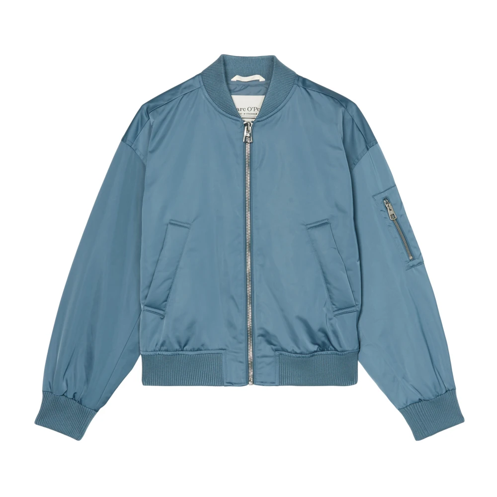 Marc O'Polo Reguliere aviator-stijl blouson Blue Dames