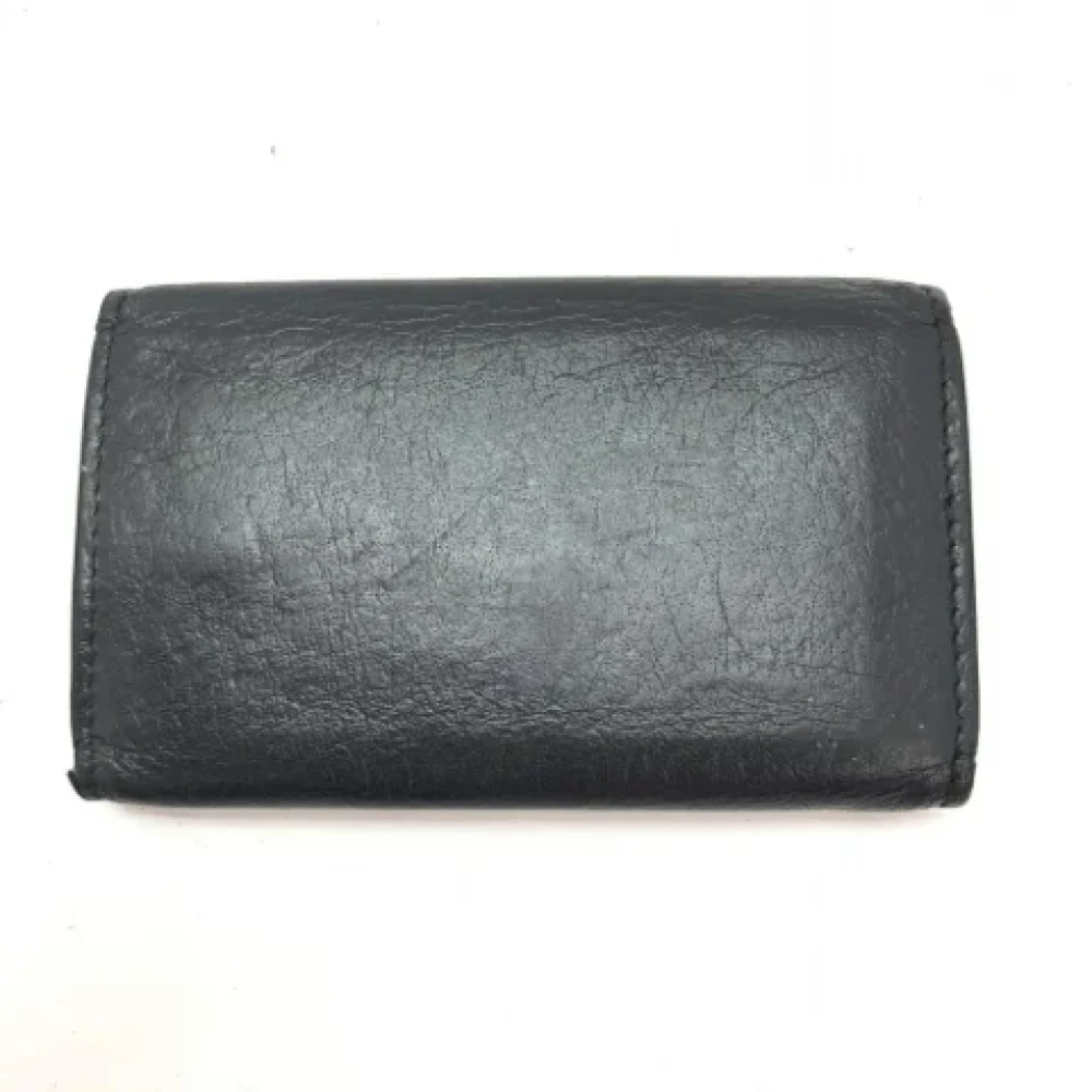 Balenciaga Vintage Pre-owned Leather wallets Black Heren