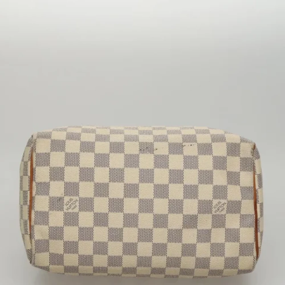 Louis Vuitton Vintage Pre-owned Canvas handbags White Dames
