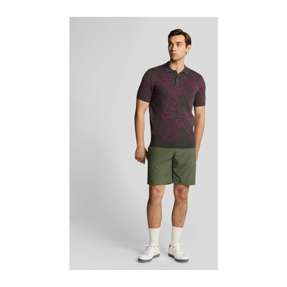 Lyle & Scott Mid Knits Golf Outline Gebreide Polo Multicolor Heren