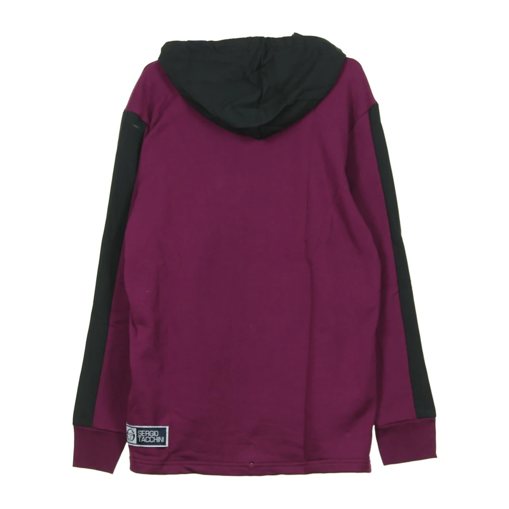 Sergio Tacchini Paars Zwart Heren Hoodie Purple Heren