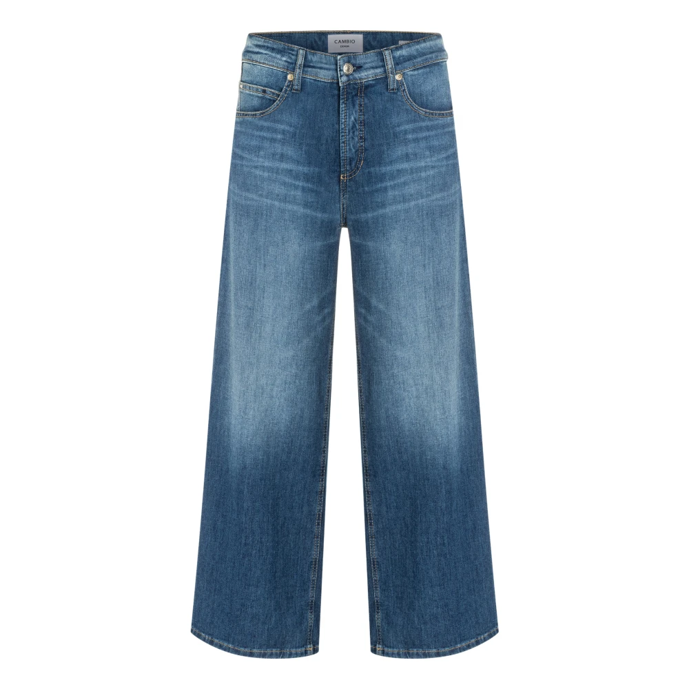 Flatterende Wide Jeans for Moderne Kvinner
