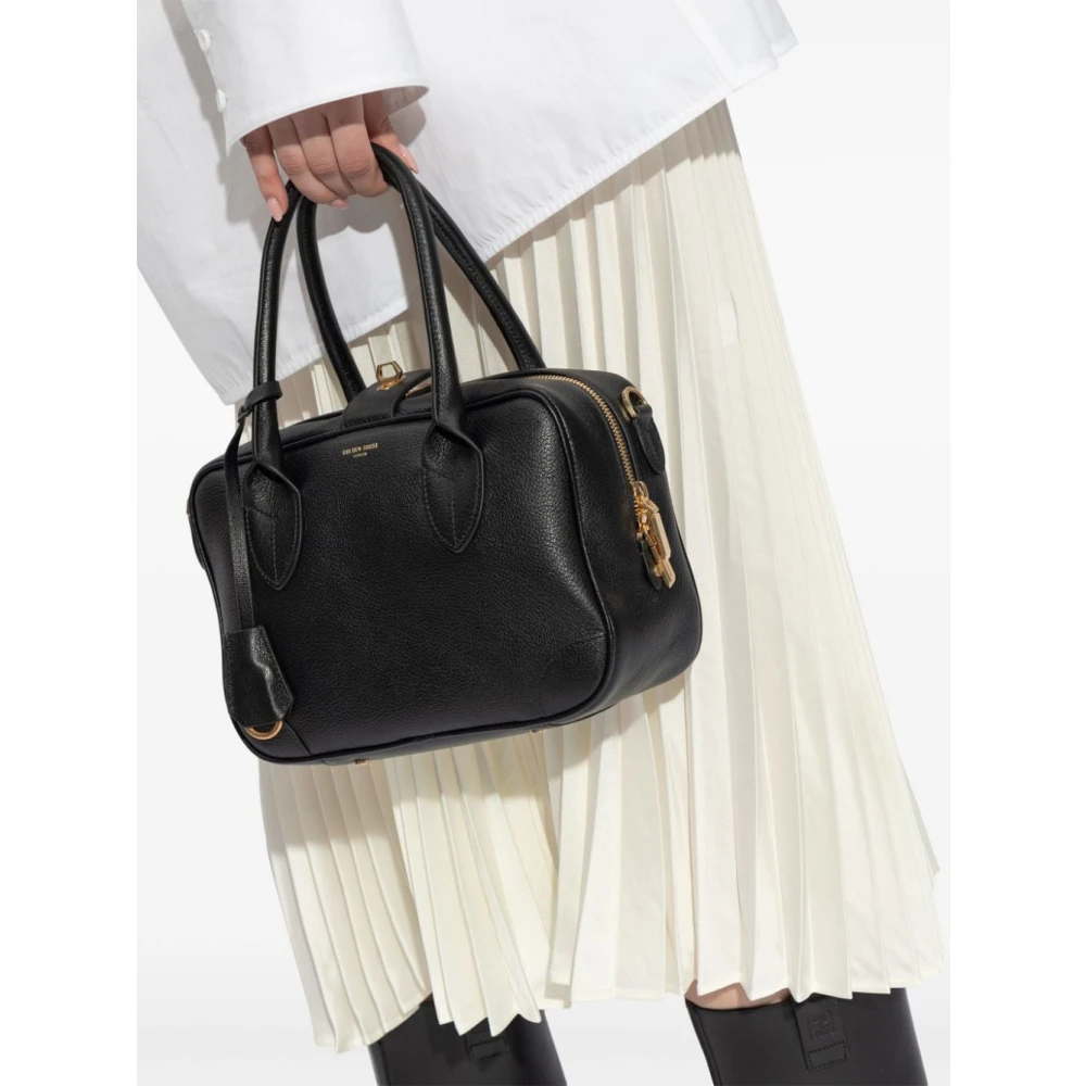 Golden Goose Zwarte Rechthoekige Body Tas Black Dames