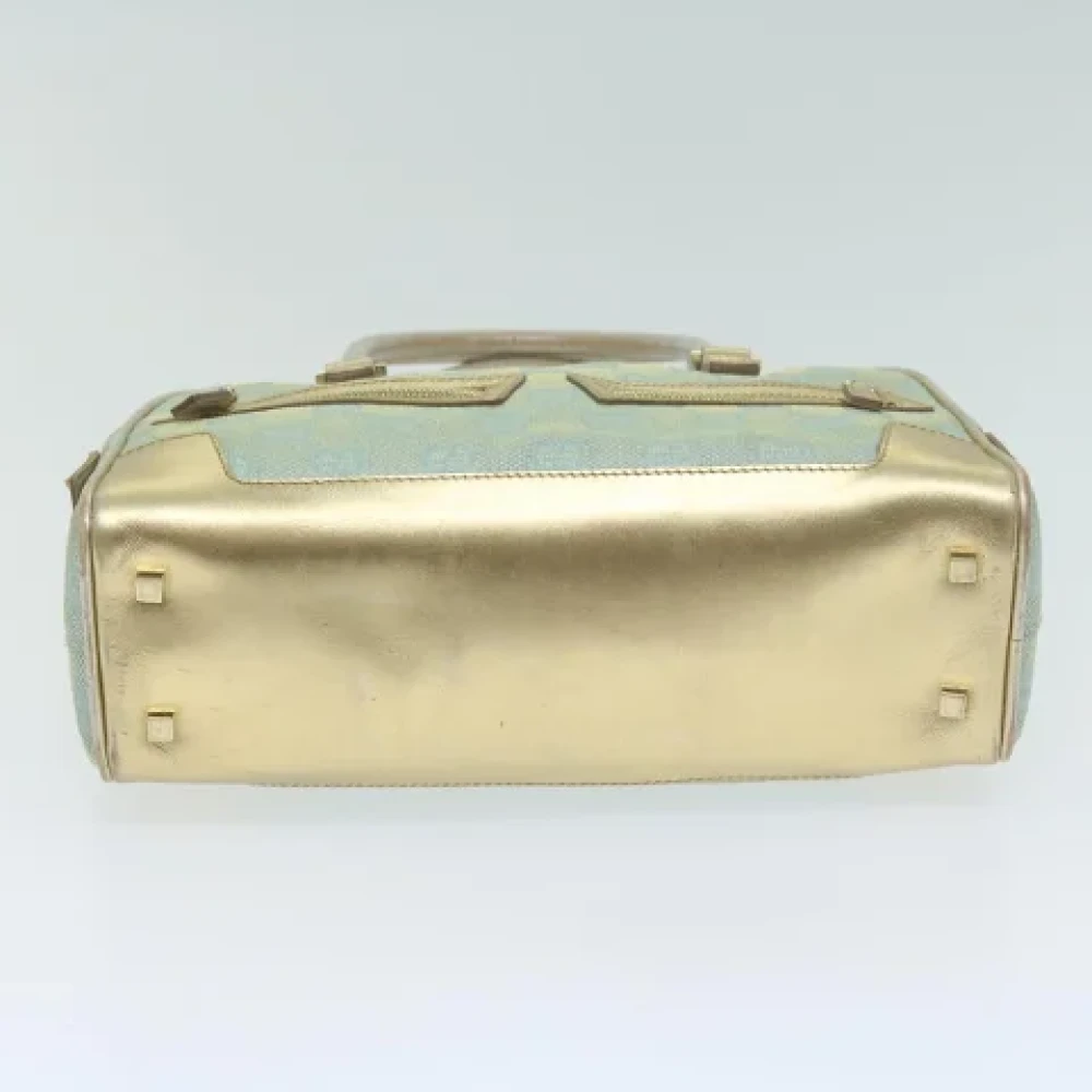 Gucci Vintage Pre-owned Canvas handbags Blue Dames