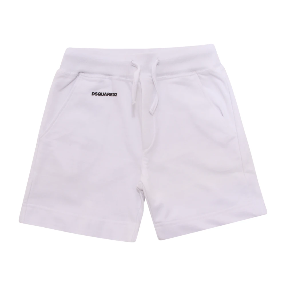 Dsquared2 Boys White Shorts, 6 Y, Tuta 2 Shorts