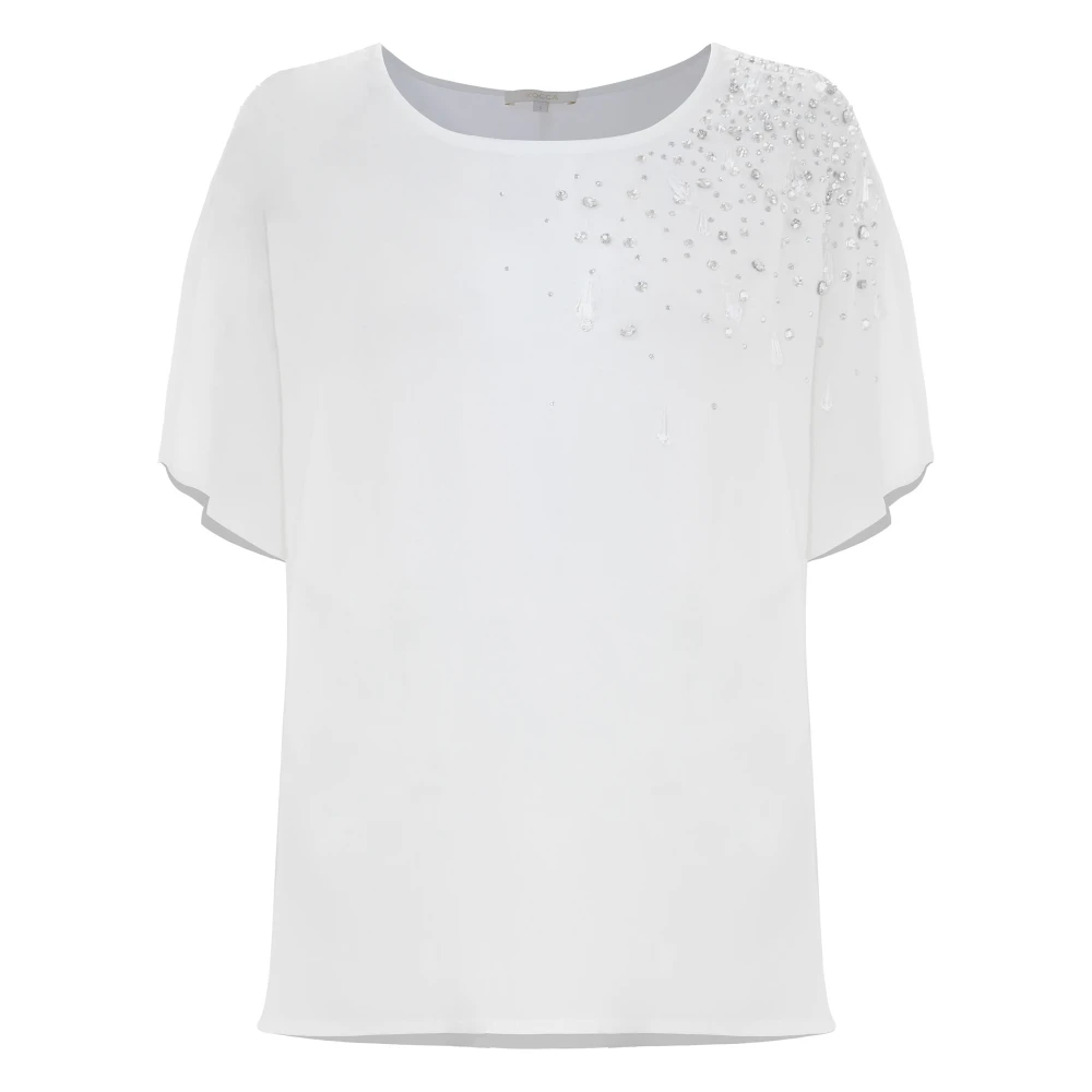 Kocca Stijlvolle Blouses voor Vrouwen White Dames