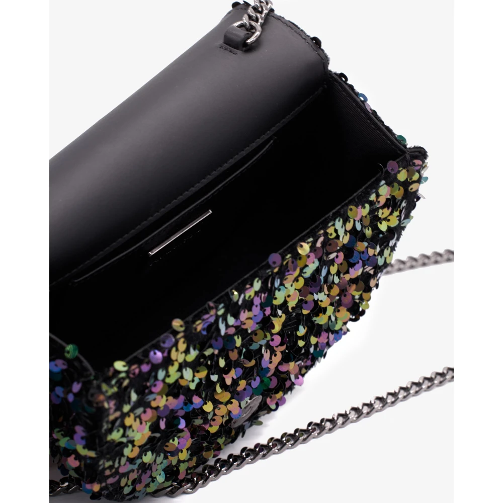 Alma en Pena Maan Clutch Tas Black Dames