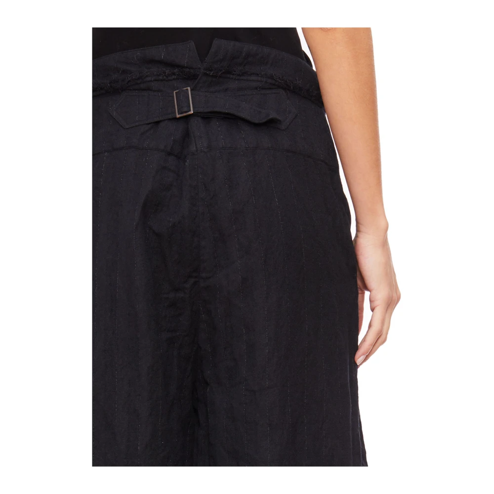 Marc Le Bihan Broek met asymmetrische sluiting Black Dames