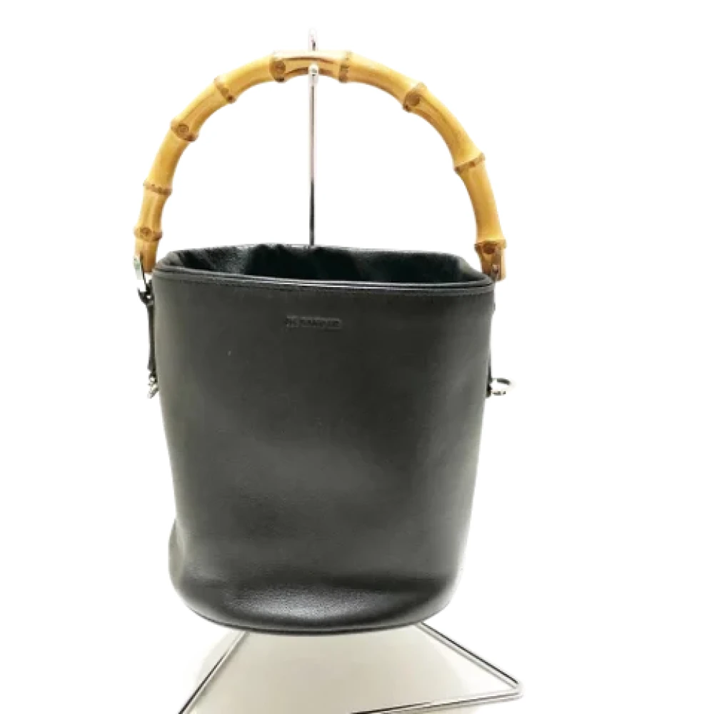 Jil Sander Pre-owned Leather handbags Black Dames