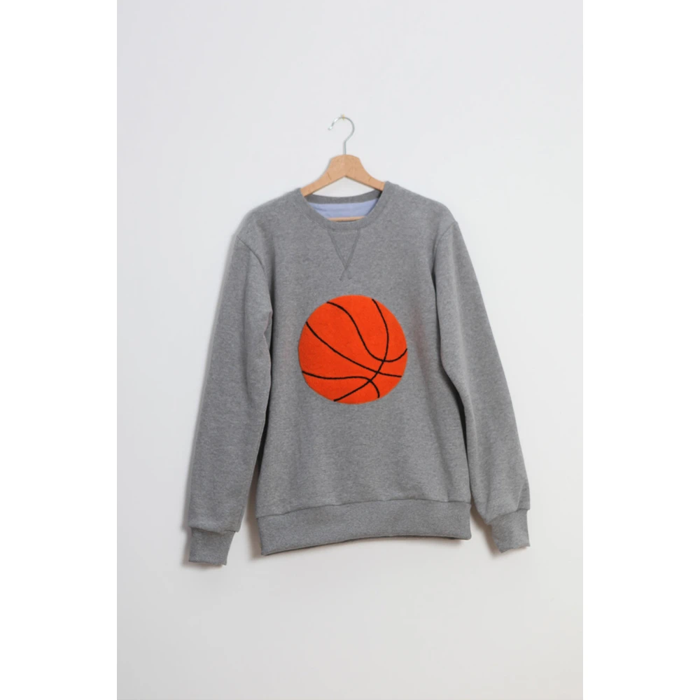 Lc23 Abstract Basketball Sweatshirt Gray Dames