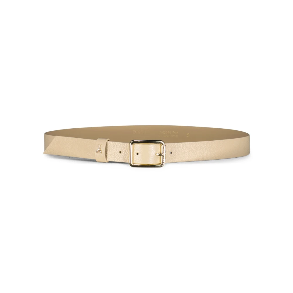 PATRIZIA PEPE Beige Leren Studs Riem Beige Dames