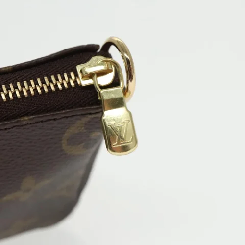 Louis Vuitton Vintage Pre-owned Canvas pouches Brown Dames