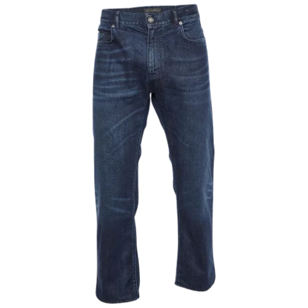 Versace Pre-owned Denim jeans Blue Heren
