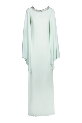 elegant-aqua-green-kaftan-dress