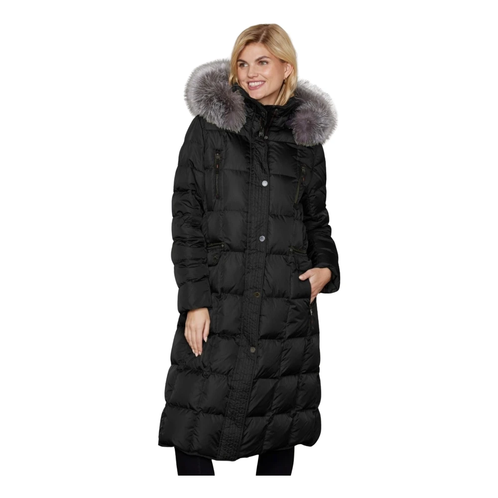 Junge Black Parkas, Female, M, Celine Comfort Fit
