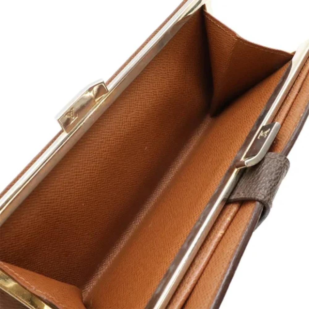 Louis Vuitton Vintage Pre-owned Canvas wallets Brown Dames