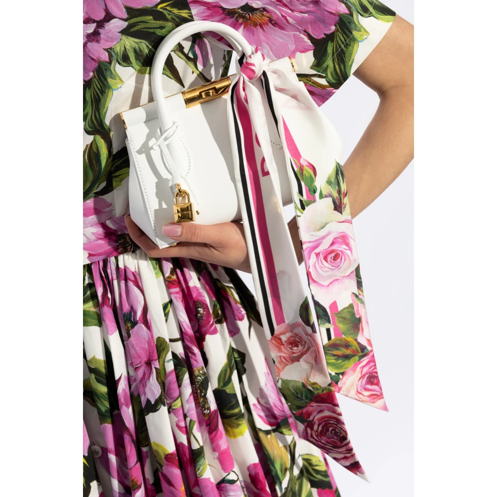 Dolce & Gabbana Zijden sjaal met bloemmotief Multicolor Dames