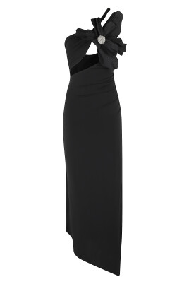 black-floral-jersey-dress