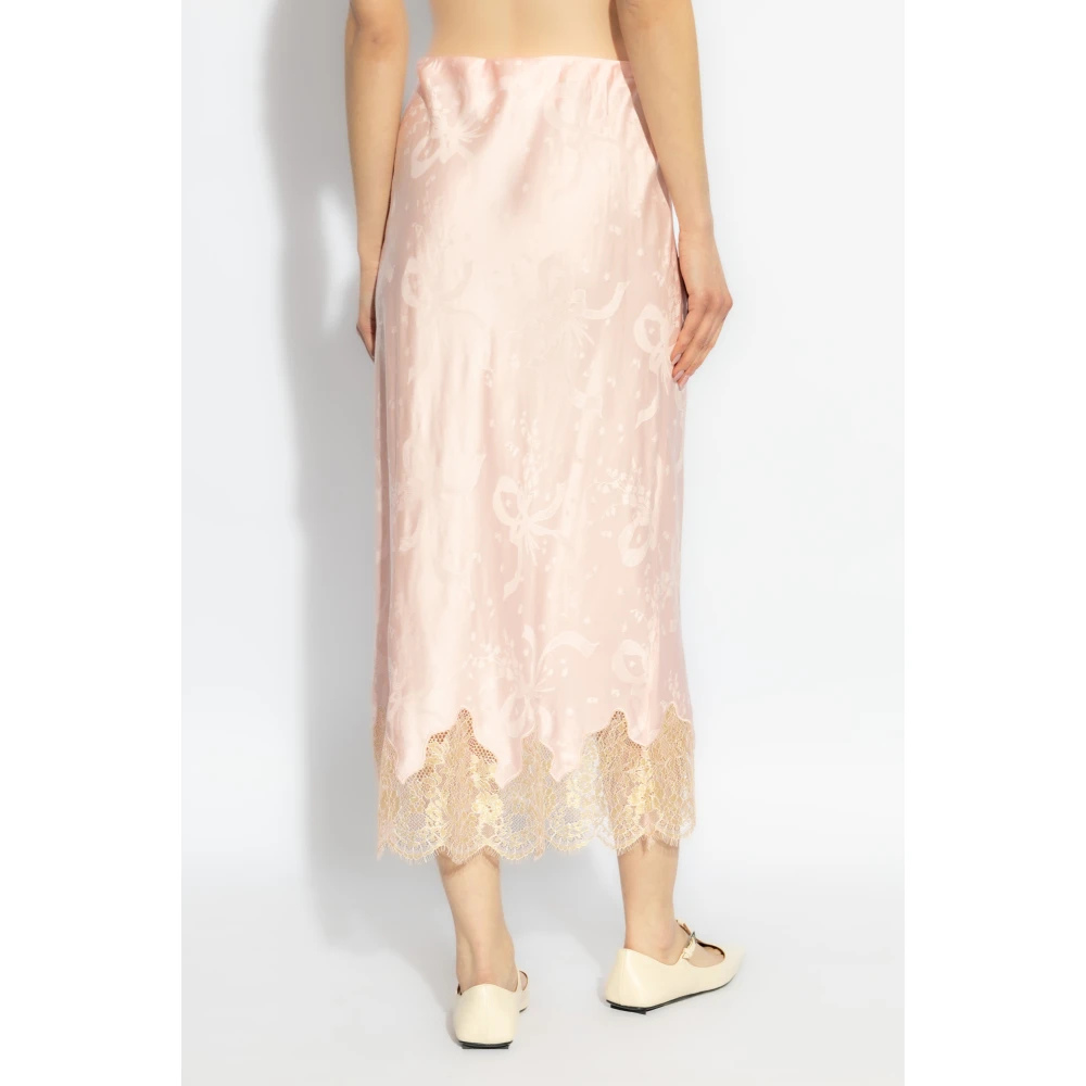 Loveshackfancy Rok Malina Pink Dames