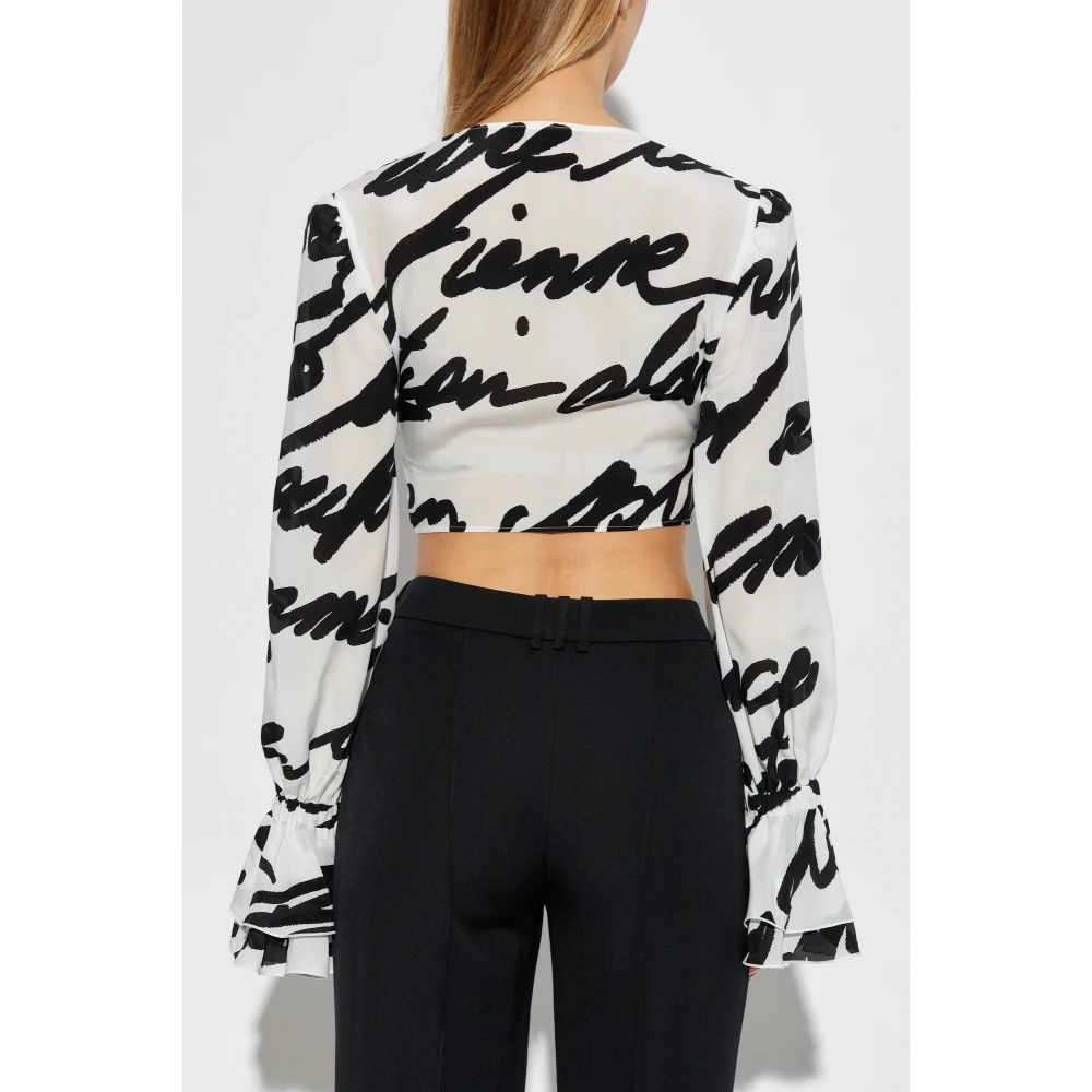 Balmain Zijden Top Black Dames