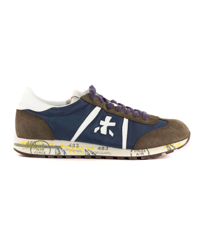 sneakers-en-daim-marron-et-nylon-bleu