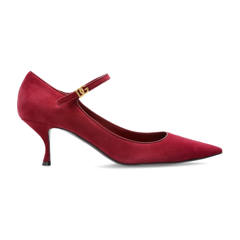 Dolce & Gabbana Mujer Rojo Zapatos, Talla: 40 Eu