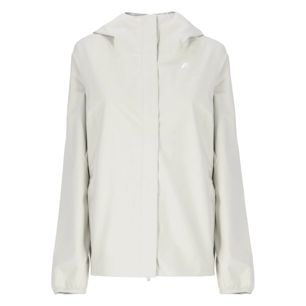 K-Way Femme Beige Vestes, Taille: 42 Fr Marguerite Stretch Dot Jacket
