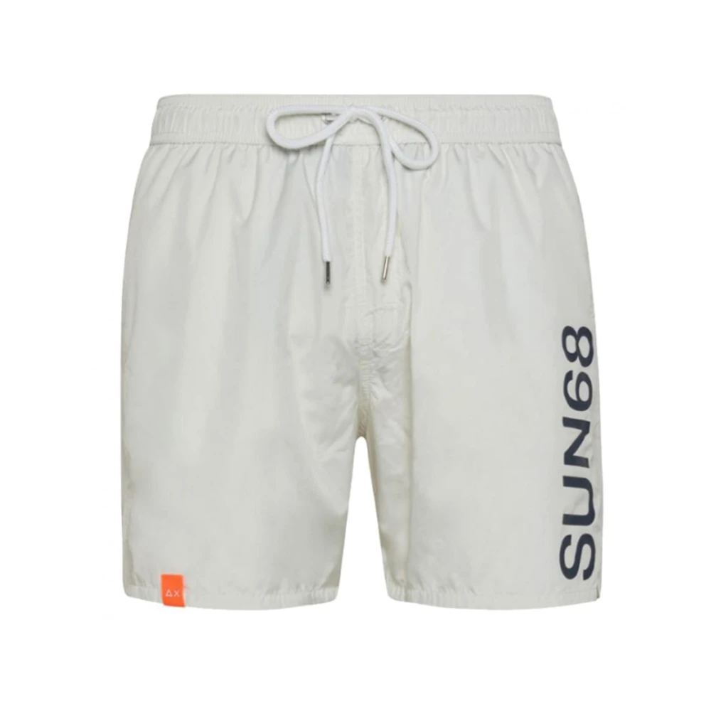 Sun68 Swimsuits White Heren