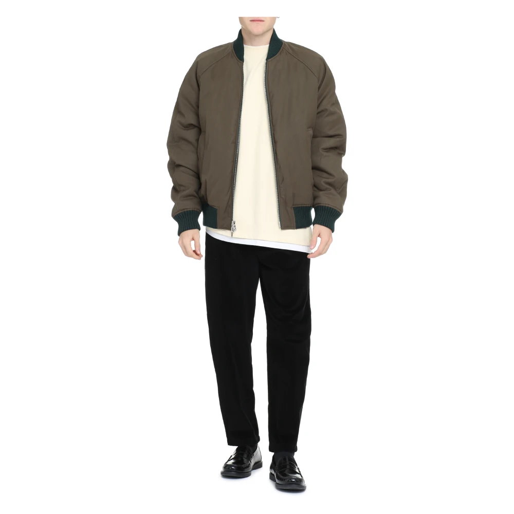 Burberry Omkeerbare wollen bomberjack Multicolor Heren