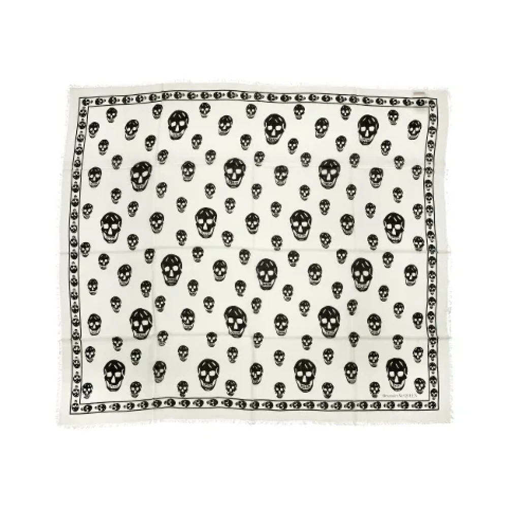 alexander mcqueen Fabric scarves White Dames