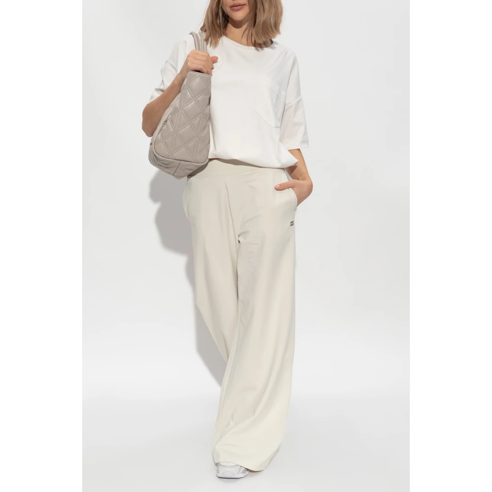 Emporio Armani EA7 Sweatpants uit de collectie Beige Dames