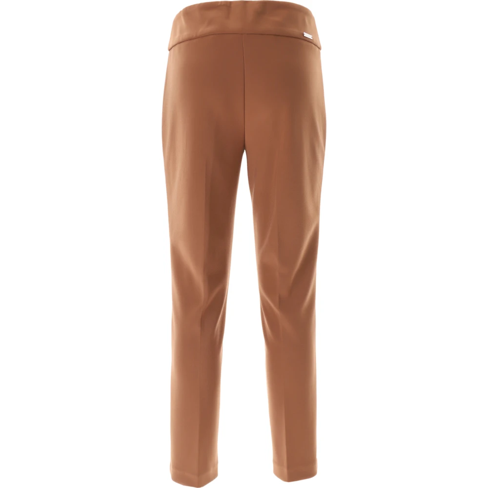 Joseph Ribkoff Bruine Broek met Stijlvol Ontwerp Brown Dames