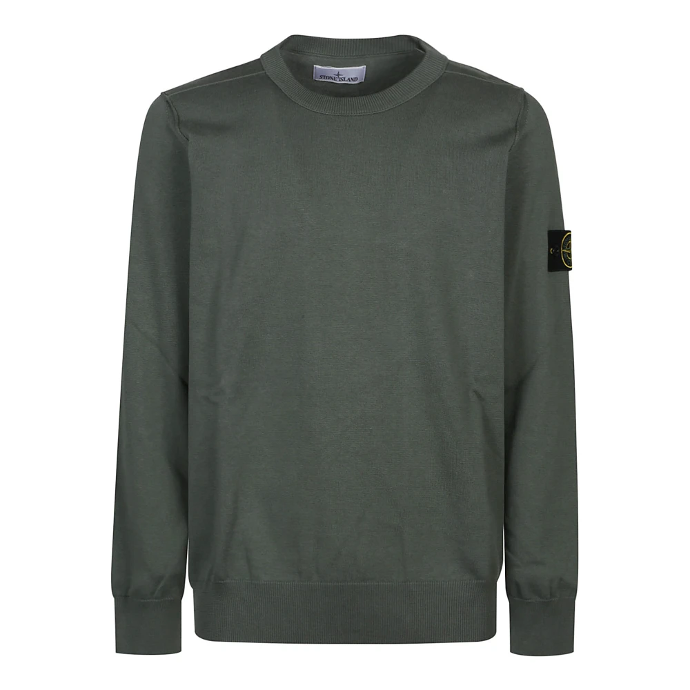 Stone Island Casual Gebreide Pullover Sweater Green Heren