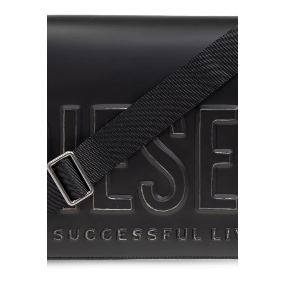Diesel Schoudertas DSL 3D Messenger S Black Dames